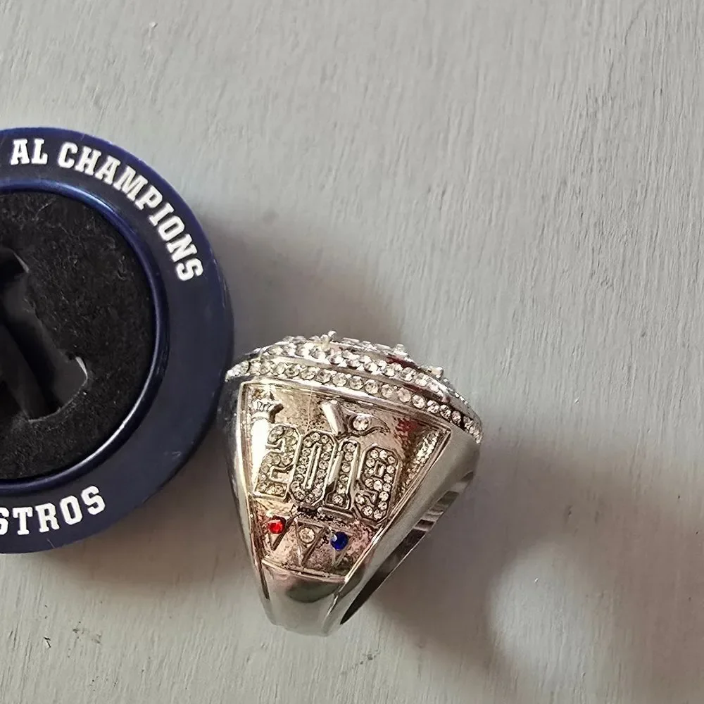 Astros 2019 AL Champions SGA Ring w/ Display Base | Rare Complete Set